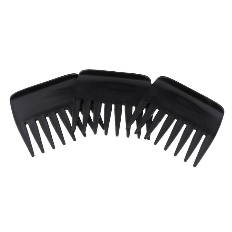 3pcs Scalp Massage Detangle Comb Shampoo Wide Teeth Comb Hair Salon Shampoo Comb