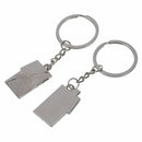 Pair Magnet Joint House Pendant Lover Keychain Keyring N6R2