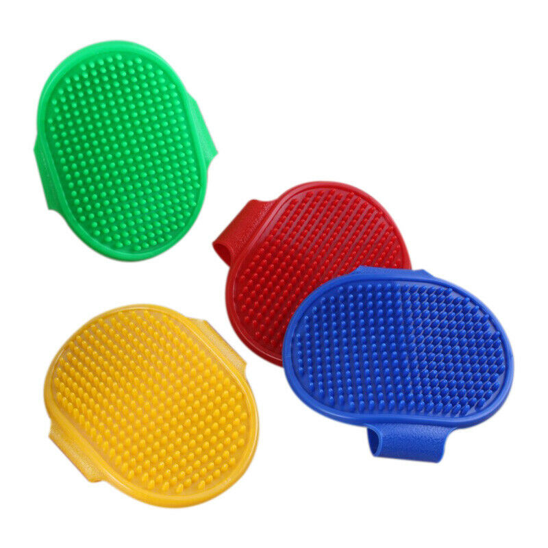 New Qualified Pet Dog Cat Bath Brush Comb Rubber Glove Hair Fur Grooming Ma R8T8