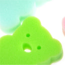 3X Baby Kids Newborn Bath  Brush Soft Pure Cotton Bath Foam Rub Shower Sponge M&