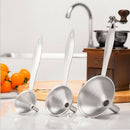 3x Kitchen Stainless Steel Liquid Essential Oil Jam Making Preserve Funnel