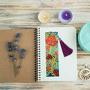 DIY Flower Special Shaped Diamond Painting Leather Tassel Bookmark Crafts