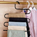 3PCS 5-Layer S-Type Multifunction Metal Non-Slip Trousers Pants Skirts Jean P8B5