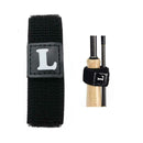 2pcs Fishing Rod Covers Pole Glove Protector+Tie Wrapping Band Belt (Black)