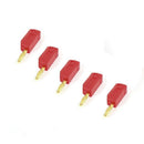 Speaker wire cable 2 mm Banana plug connection 10 sheets Black + red A9V8