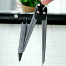 School Tools 8 Pcs Precision Geometry Compass Set and Portable N6L6 Protrac T8F3