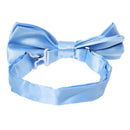 New boys Children kids Solid Bow Tie Pre tied Wedding Party satin bow tie Y1T6