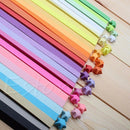 90pcs Origami Lucky Star Paper Strips Folding Paper Ribbons Candy Colors Best