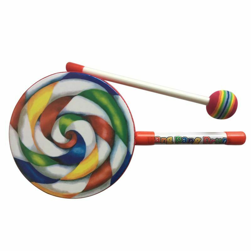 Kids Percussion Lollipop Drum, 6inch