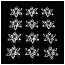 12PCS Snowflakes Christmas Decoration Festival Party Xmas Tree Hanging Orna P1J2
