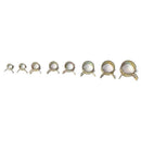 160Pcs 6-17mm Fuel Line Spring Clamp Silicone Vacuum Hose Pipe Clamp Steel