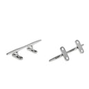 2PACKS 316 Stainless Steel Deck Dock Sleek Line Rope Cleat 5" for Boat/Yacht