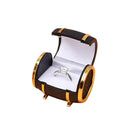 Engagement Storage Proposal Ring Box Jewelry Display Velvet Beer Bucket Case