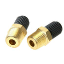 2pcs 1/8in Brass Tire Tyre Air Compressor Tank Fill Valves for Dunlop Valve