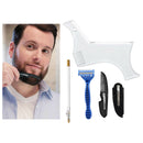 5 in 1 Mustache Beard Shaping Tool Template Comb Guide Kit EASY TO USE