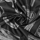 Black Hairdressing Gown Cape Hair-Cut Salon Barber Nylon Cloth Wrap Protect