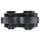 26mm Dia Dual Wheels 2.0mm Pitch Linear Knurl Knurling Tool