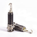 1pc Brass Electric Guitar Bass Input/Output Mono Long Threaded Jack So Nly