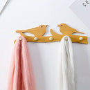 Wooden Self-Adhesion Seamless Hat Towel Coat Wall Decor Clothes Hangers Rac G3Q6