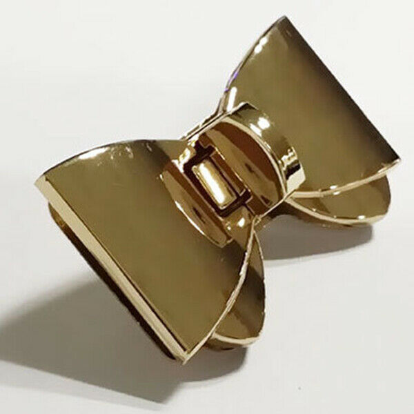 1 Sets Purse Twist Turn Lock Golden Hook Box Latches Clasp Bag Lock Trunk P D5G5