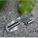 2" Double Peeler Stainless Steel 2 in 1 EDC Pocket Multi Tool Outdoor Opener ï¼D
