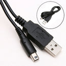 For Nintendo DSi XL 2DS NDSI 3DS 3DSXL USB Power Charger Sync Adapter Cable Cord