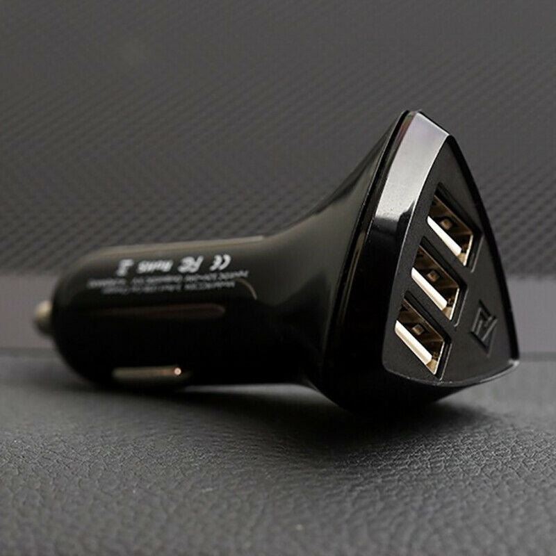 Remax Car 4.2A Mobile Phone Fast Charging 3 Usb Car Battery Tablet Adapter UN7C6