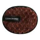 Microfiber Pads Remover Face Cleansing Towel Makeup Cosmetic Puff (Brown)