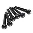 Tint Bridge Pin+String Winder Plus Nut Saddle Set for Acoustic Guitar, Blac O1W5