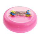 Pink Magnetic Sewing Pin Cushion Pin Holder Pin Caddy + 85pcs Patchwork Pins