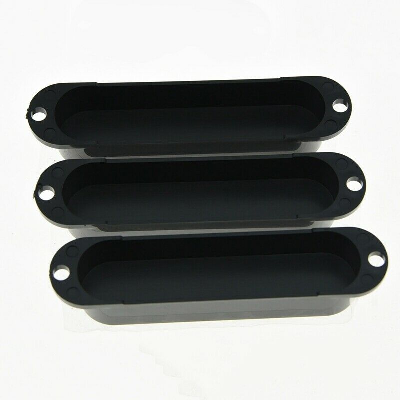 Black St Closed Single Coil Pickup Cover Sealed Pickup Covers