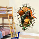 Dinosaur Cartoon Wall Decals for Nursery Room Art Poster Christmas Gift3C