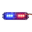 1pc Safety Driving Motorcycle Tail Lamp Warning Light Flash Strobe Brake W LEH