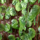 Artificial Plastic Begonia Leaf Garland Plants Vine Foliage Flower Home Decor li