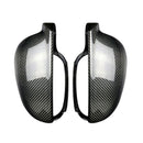 2Pcs Carbon Fiber Rearview Mirror Cover Replacement for Golf 5 MK5 2003-200