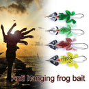 4Pcs/Set Frog Jelly Fishing Lure Spinner Trout Pike Perch Bass Bait Tackle U5L6