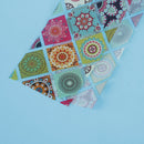 10pcs/set Colorful Holographic Starry Transfer Nail Stickers Flower Nail Foil ME