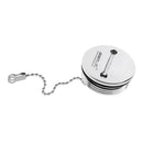 Boat Marine Filler Cap + Chain Steel for 1-1/2" Deck Plate Fill Boat Marine