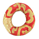 3/4'' Handmade Silk Brocade Round Meditation Singing Bowl Cushion Pillow