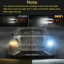 6000K White 4-Side H11 LED Headlight H8 H9 Kits 2800W 380000LM Bulbs Power