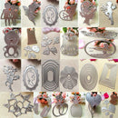 5pcs Metal Cutting Stencil Embossing Die Scrapbooking DIY Craft-Heart Circle