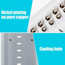 808U 8 Slots Smart Battery Charger USB AA AAA Rechargeable Battery Station