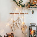 Bohemian Leaves Tassel Macrame Woven Wall Hanging Tapestry Home Art Decors