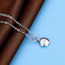 Fashion Little Bean Letter Lucky Pendant Choker Necklace Clavicle Collar Jewe BX