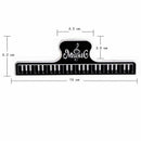 Music Book Clip Music Page Holder - Book Page Holde L Size (Black)