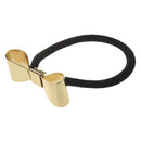 Fashion Polish Metal Bow Tie Hair Band Cuff Wrap Pony Tail Holder Headband