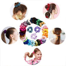 20pcs Velvet Scrunchies Women Elastic Rubber Band Hair Rope Ponytail Holder
