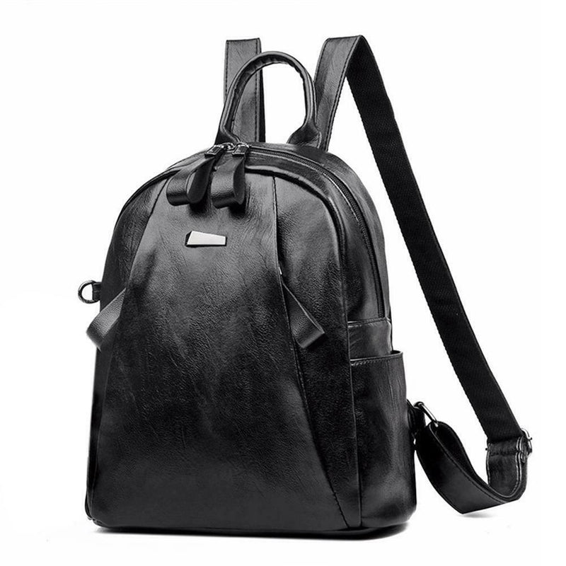 Fashion Women PU Leather Shoulder Bag Teenage Girl College Daypack Backpack