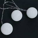 10 LED 2.5m Rattan Ball String Fairy Light Battery Xmas Decor(Colorful)