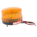 Amber Industrial Warning Strobe Beacon Light Alarm Lamp DC12V, Water-Proof